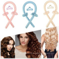 Venta caliente Mulberry Silk Curl Curl Clip Scrunchies Curls sin calefacción Rodera de cabello de seda